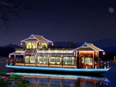 HY2000双层画舫船图2