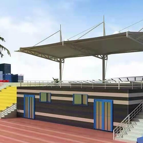 膜结构体育看台棚