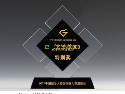 乌鲁木齐奖杯 年度杰出表现奖 企业表彰杰出员工奖杯定做图4