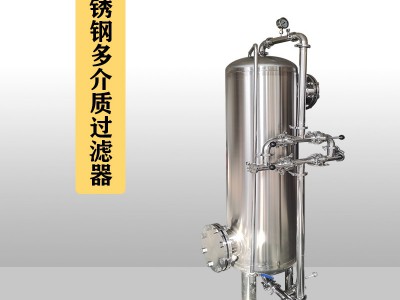 江阴市鸿谦多介质过滤器 软不锈钢过滤器精密过滤优质过滤器图1