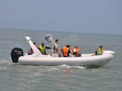 WH10人玻璃钢底橡皮艇图1
