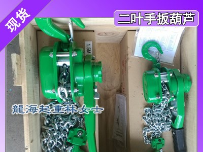 河南二叶手扳葫芦,设备安装用二叶手扳葫芦图1